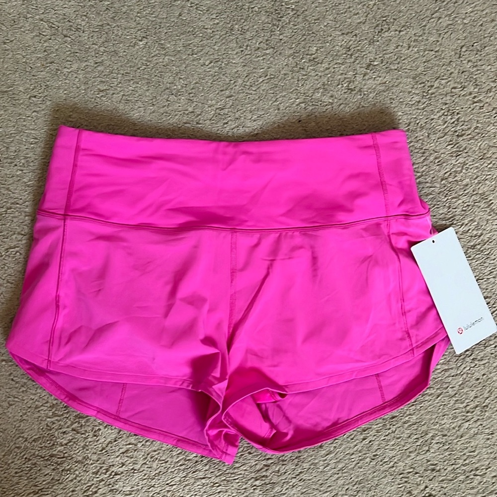 NWT LULULEMON SPEED UP HR SHORT 2.5” *LINED